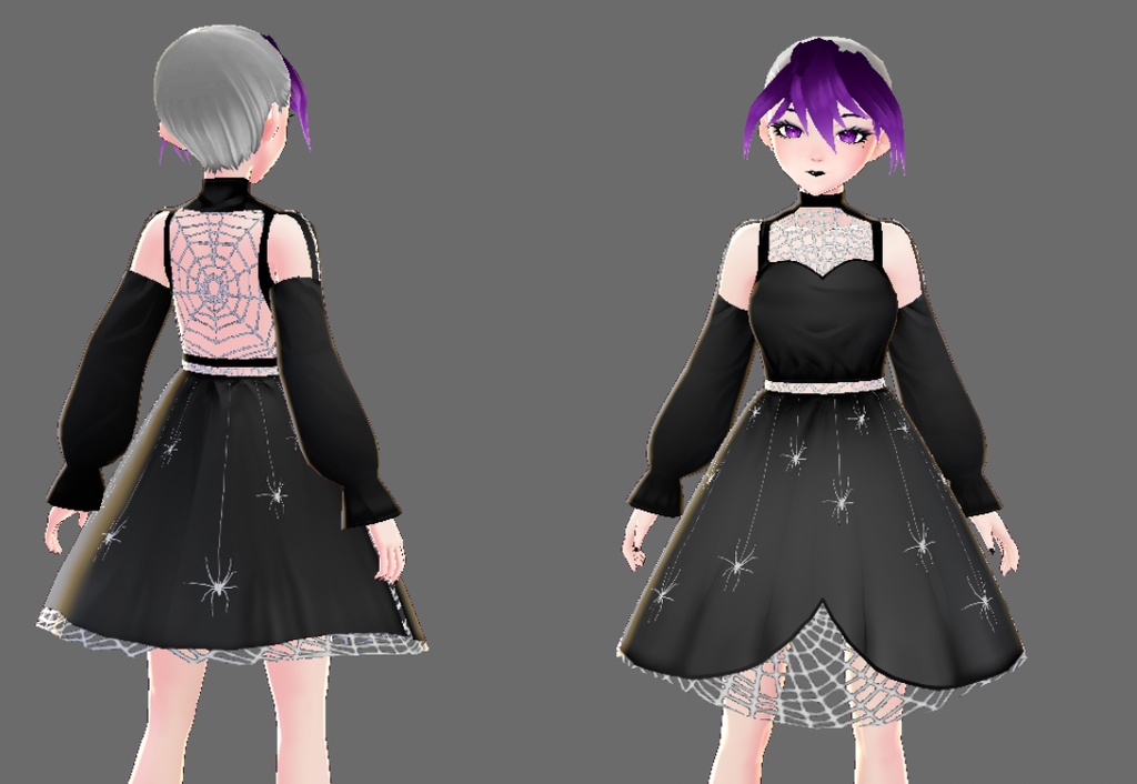 【VRoid】Spider Dress