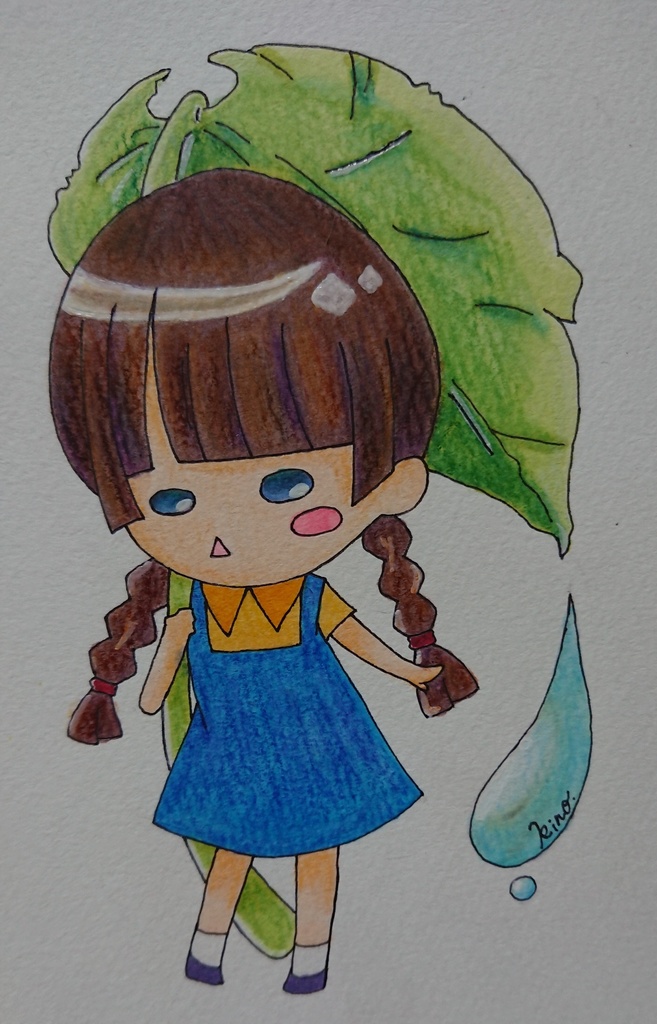 きのぽっくる　雨宿りアクキー