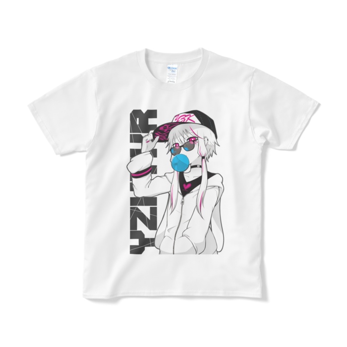 結月ゆかりTシャツ 白&黒