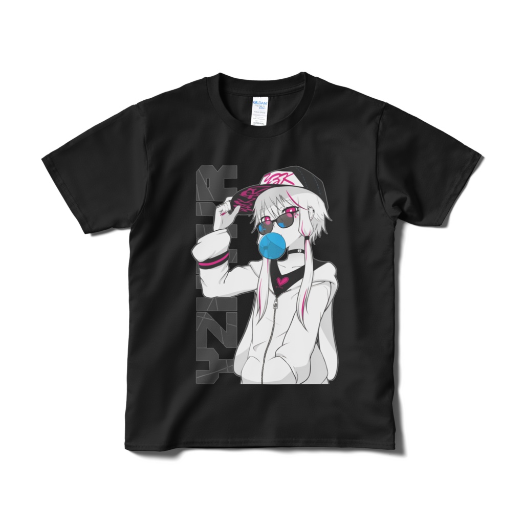 結月ゆかりTシャツ 白&黒