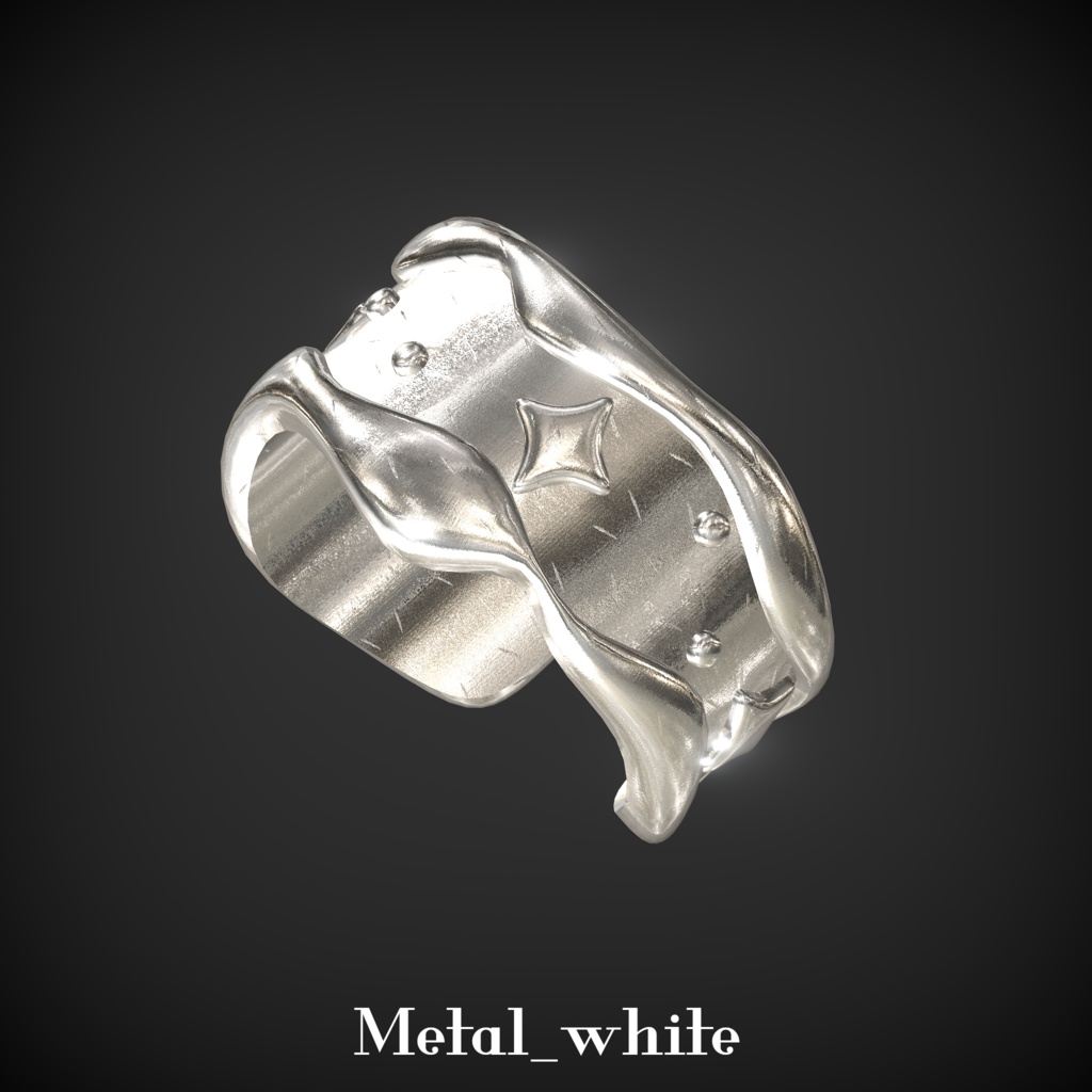 【lilToon】Scratched Metal material