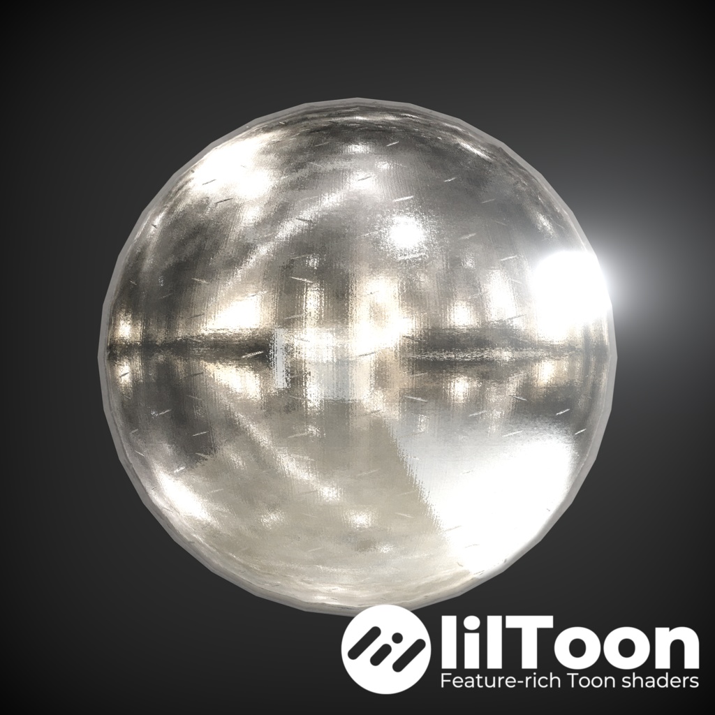 【lilToon】Scratched Metal material