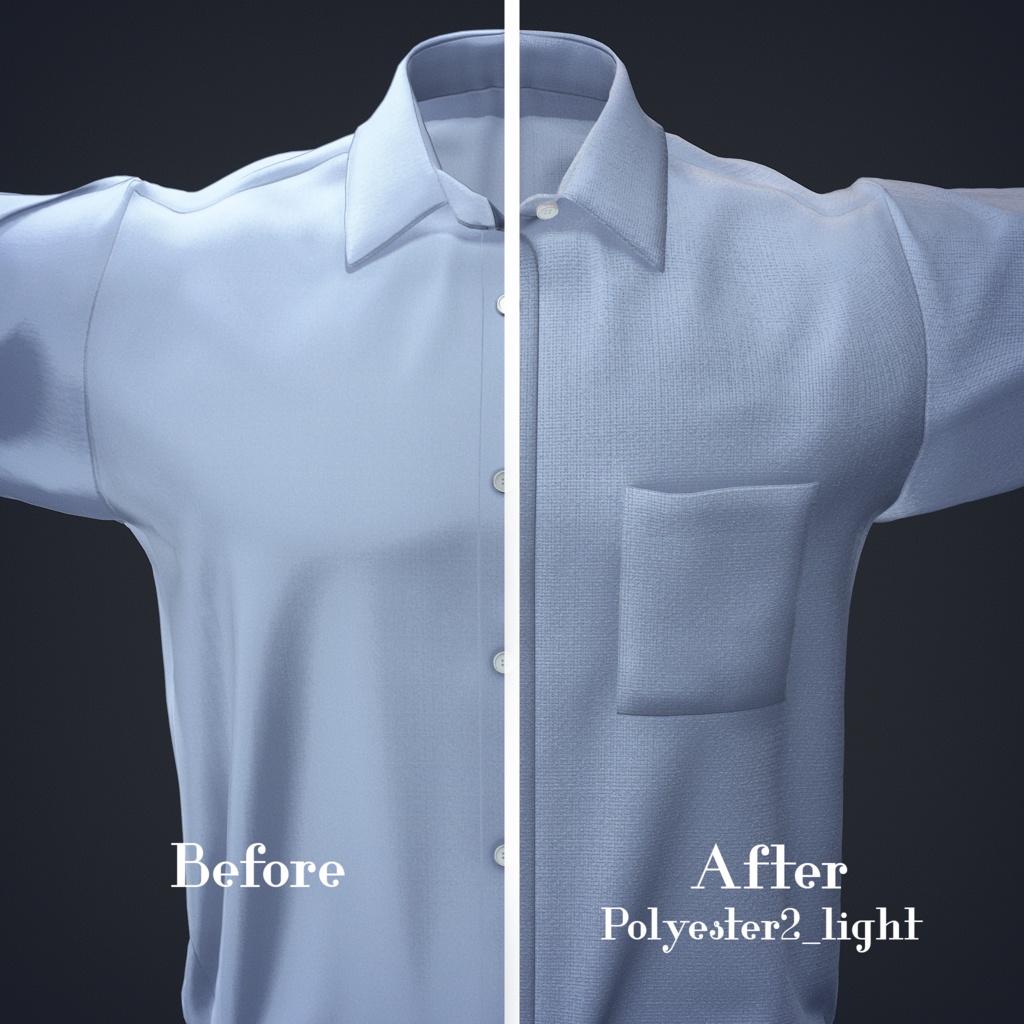 【lilToon】Polyester material