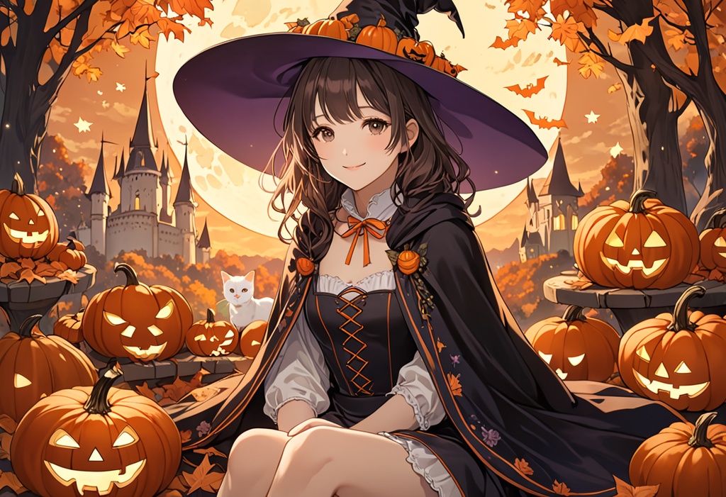 【フリーBGM】秋色の森とハロウィンの魔女