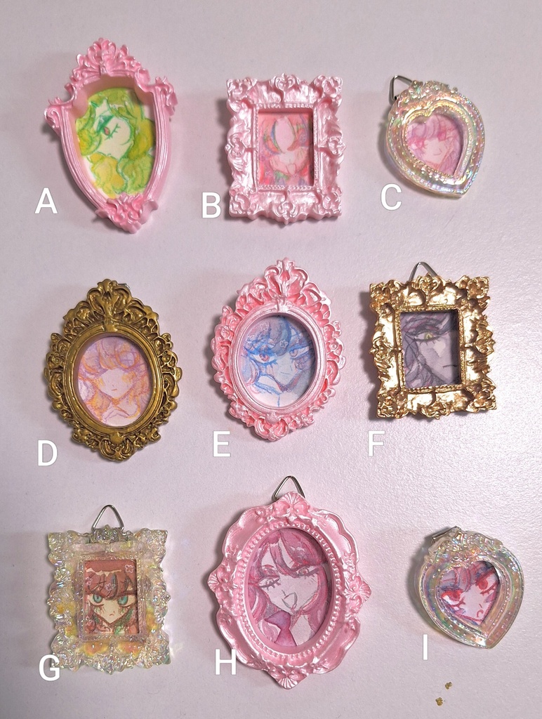 ぷち額装水彩原画