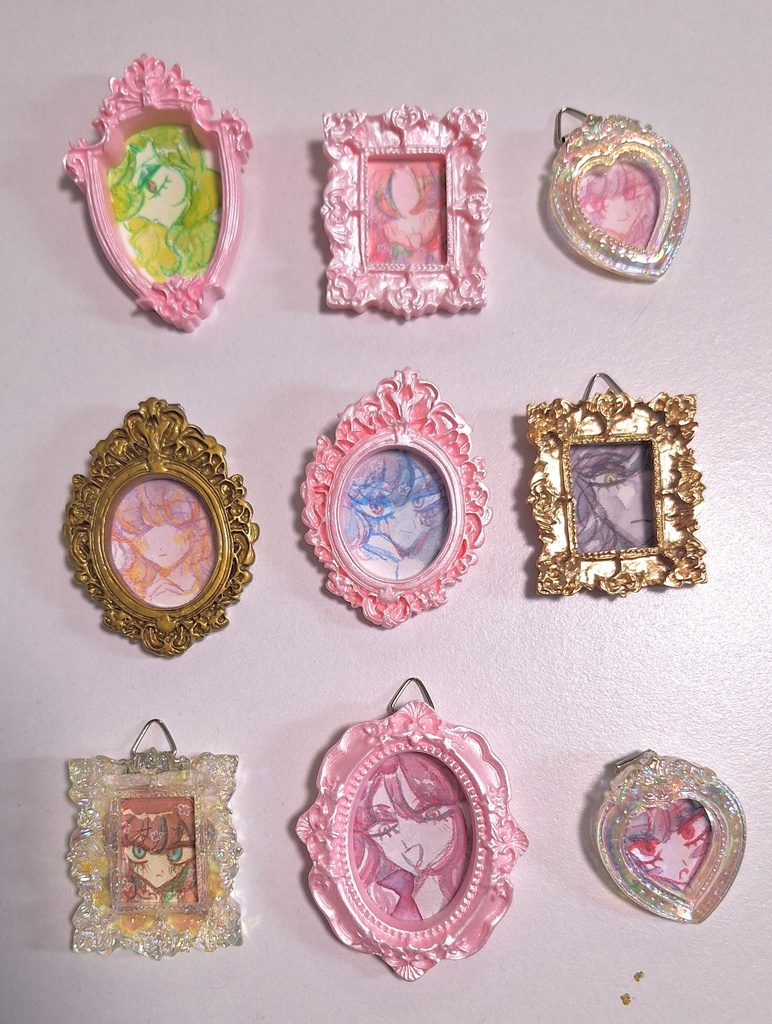ぷち額装水彩原画