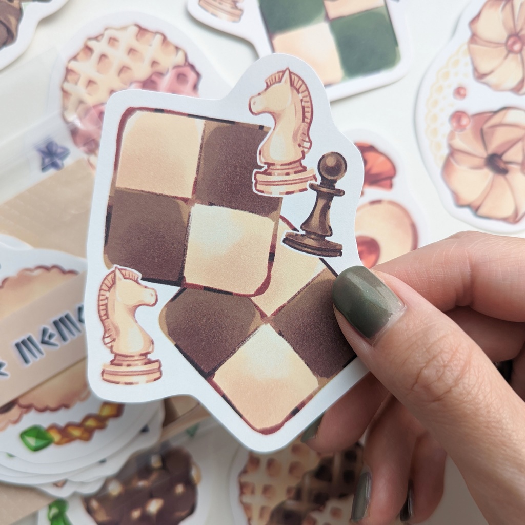 ダイカットメモ「クッキー詰め合わせ」