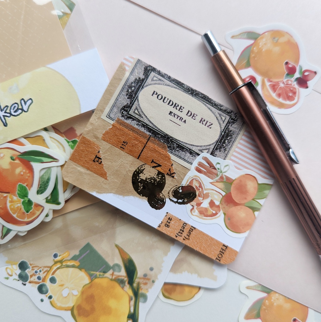 フレークシール「柑橘mix」