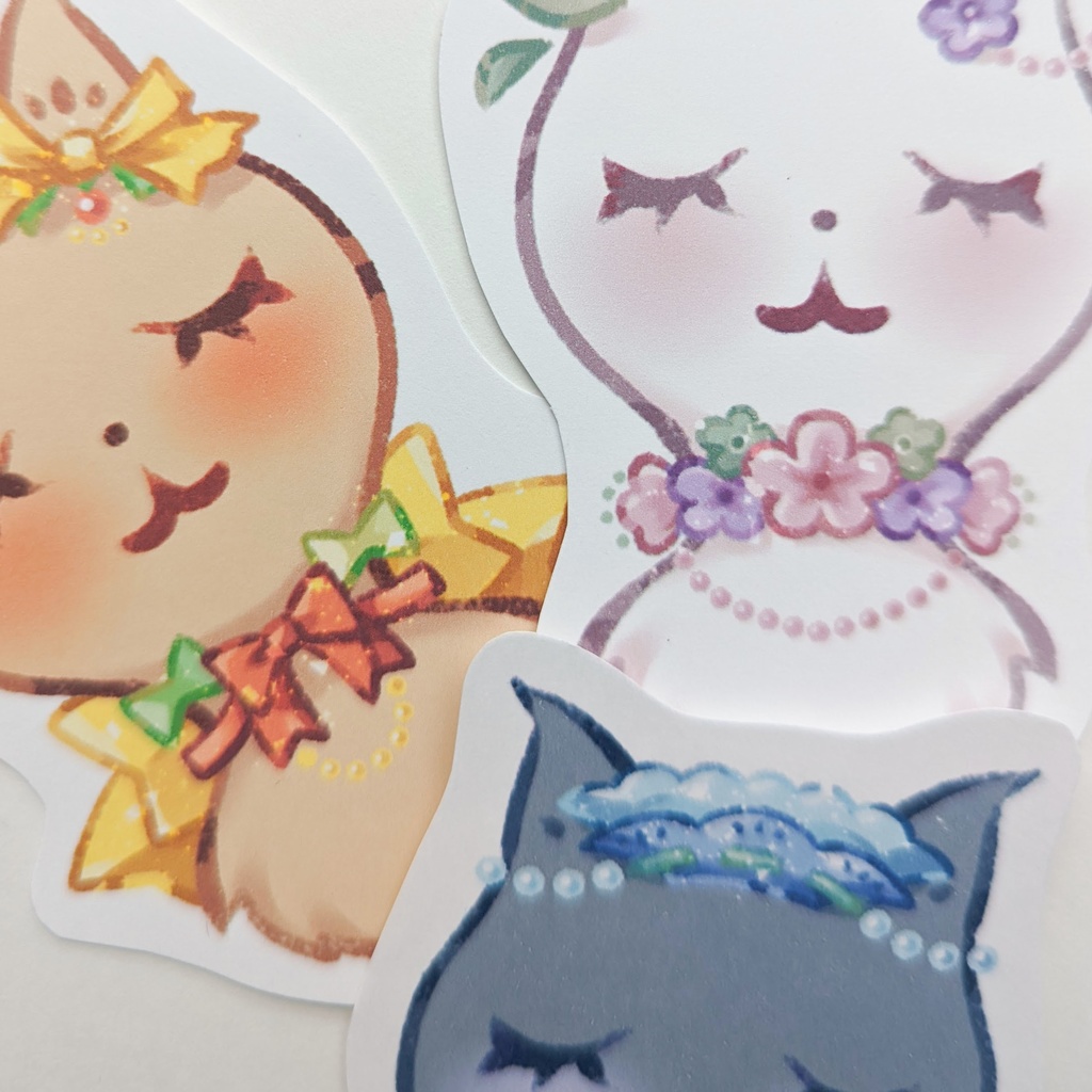 ダイカットメモ「おしゃネコmix」