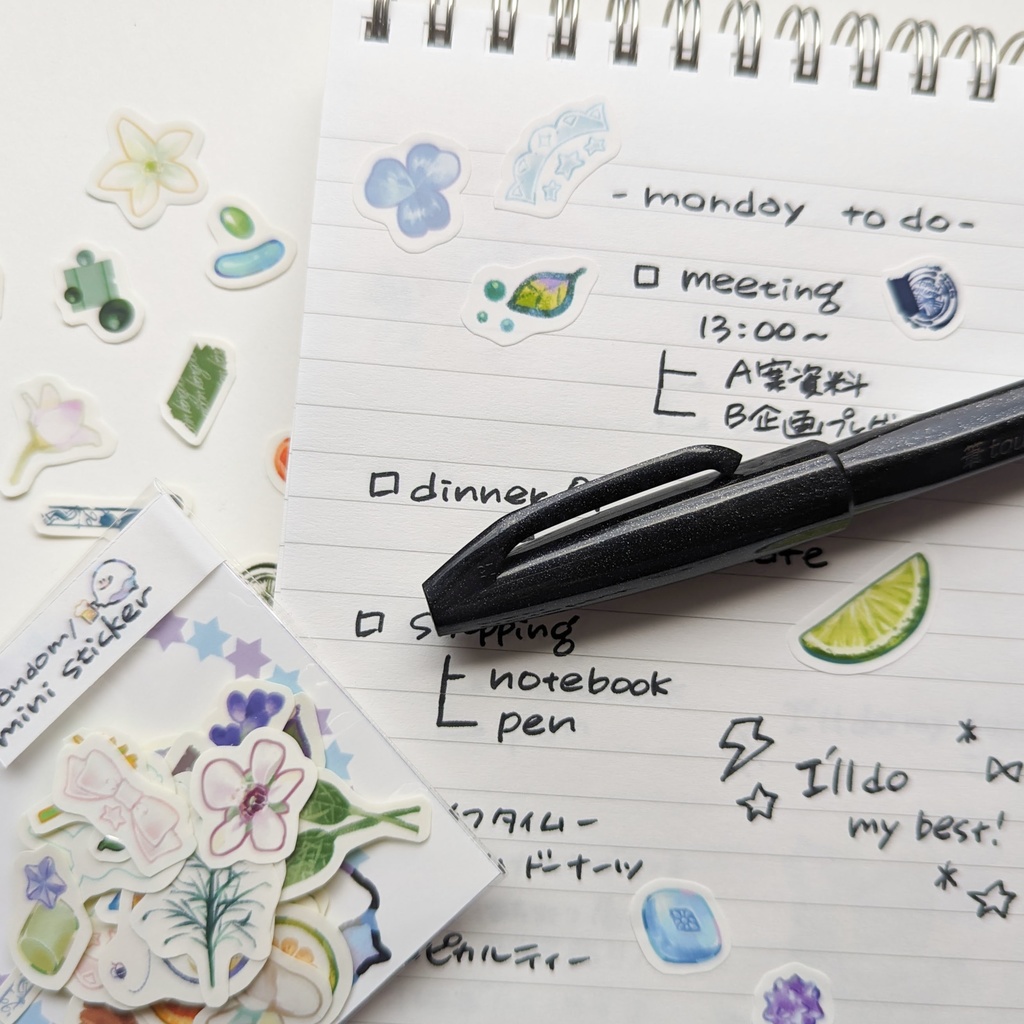 フレークシール「ランダムミニシールmix」