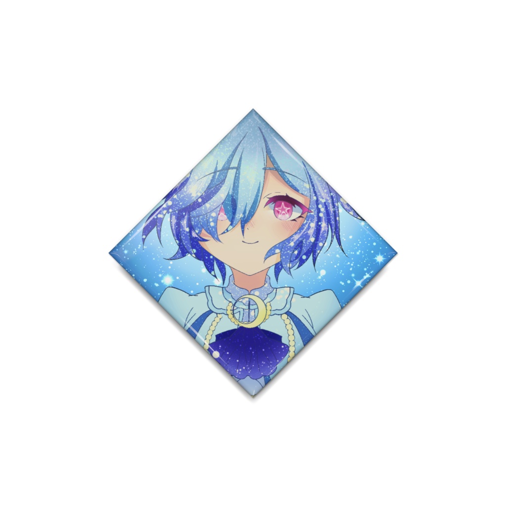 3rdAnniversary ステラマーキュリー ひし形缶バッジ