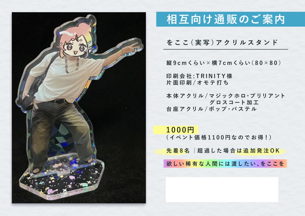 をここ（実写）アクリルスタンド