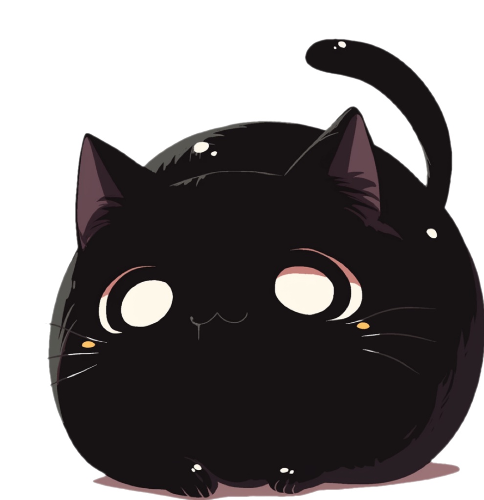 黒猫クッション(じゅるり)