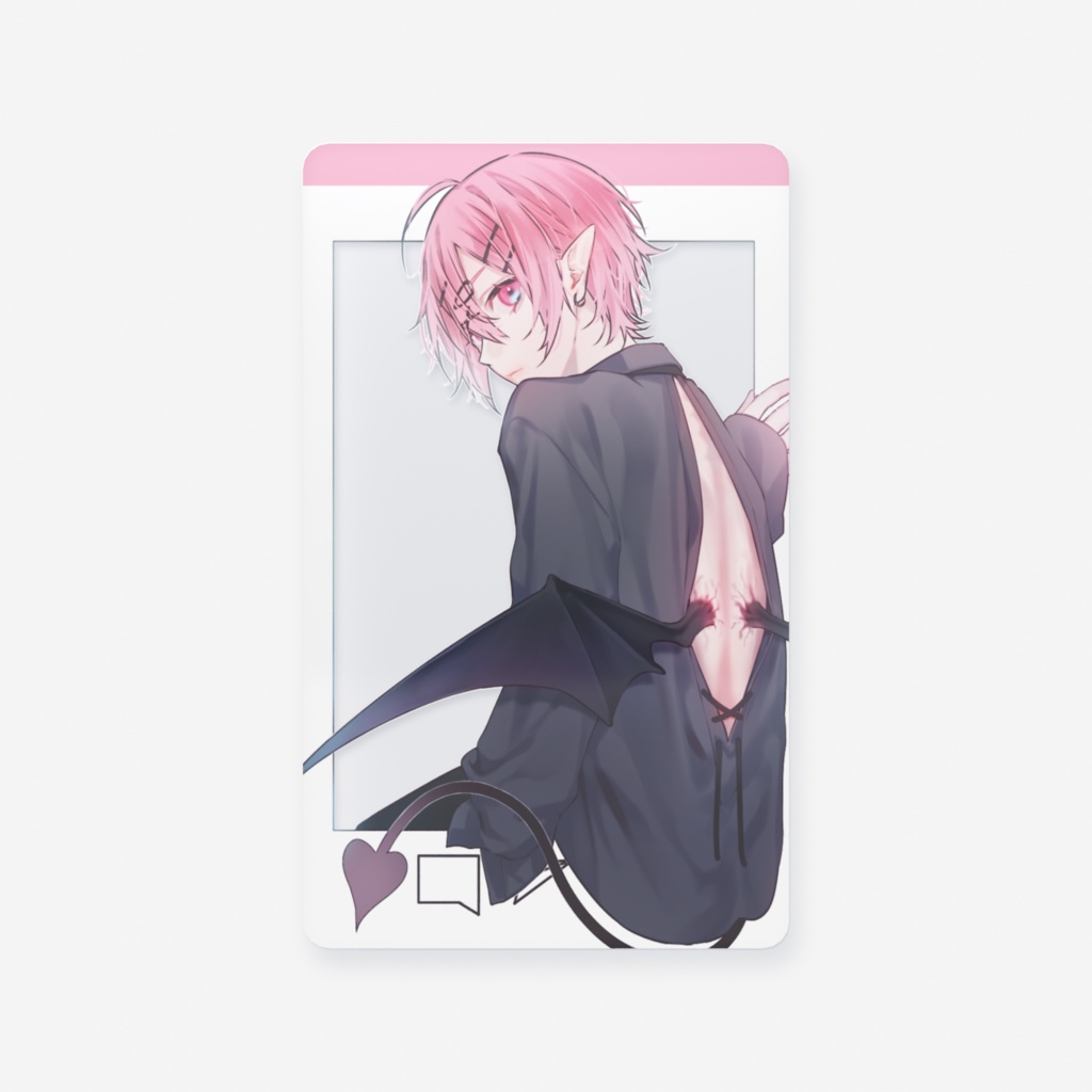 【クリアカード】2【 91 × 55mm】