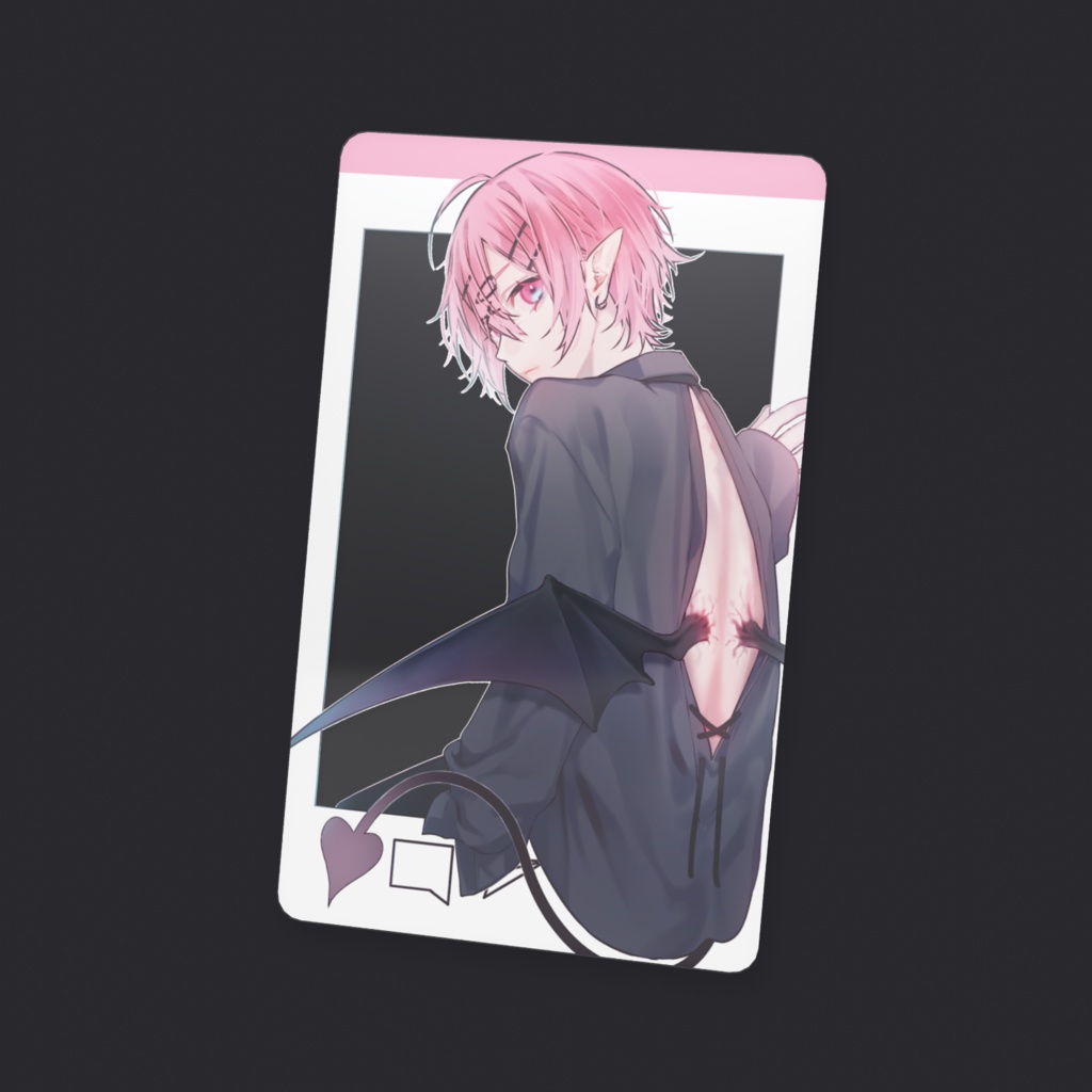 【クリアカード】2【 91 × 55mm】