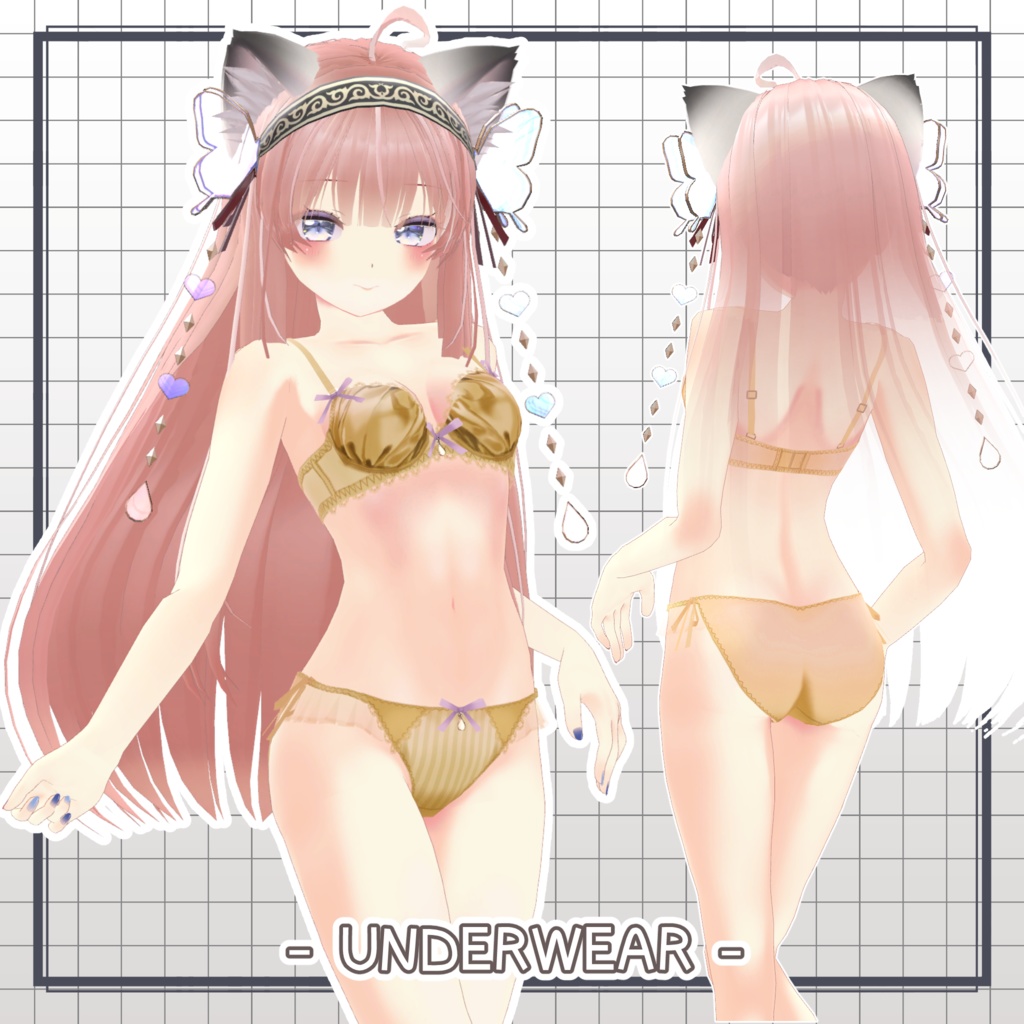 【オリジナル3Dモデル】エルル - Edeltrud -