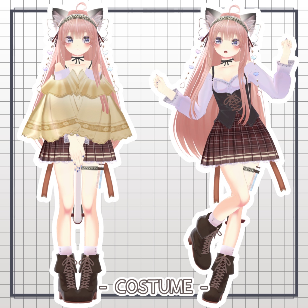 【オリジナル3Dモデル】エルル - Edeltrud -