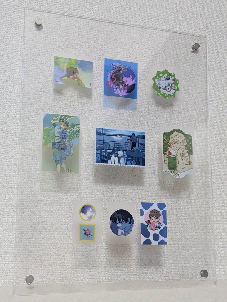 3人展「3つ より道 夕すずみ」シールセット