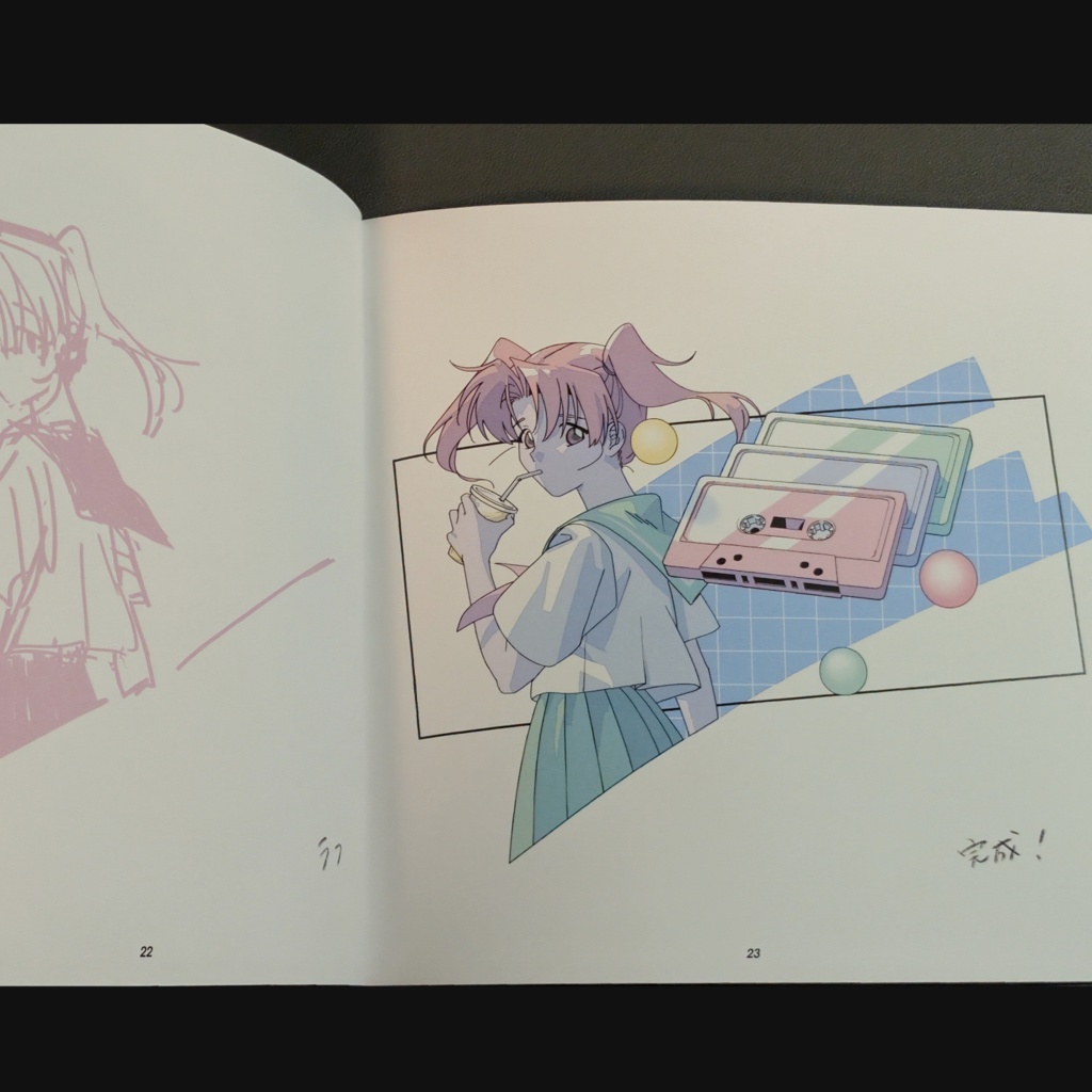3人展「3つ より道 夕すずみ」sashi.miイラスト集