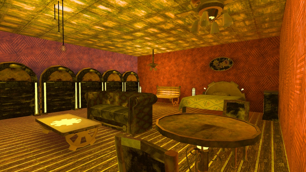 スチームパンク家具セット