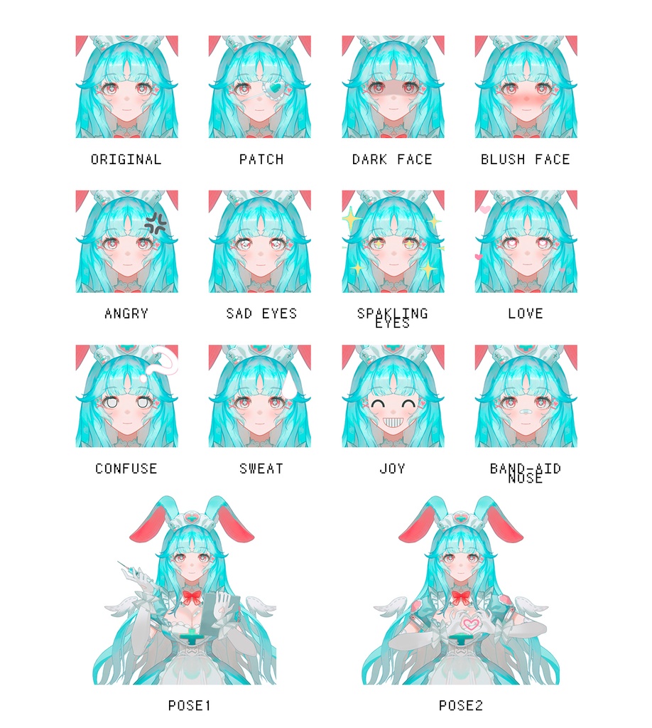 【Live2dモデル】RabbitNurse-Shyra