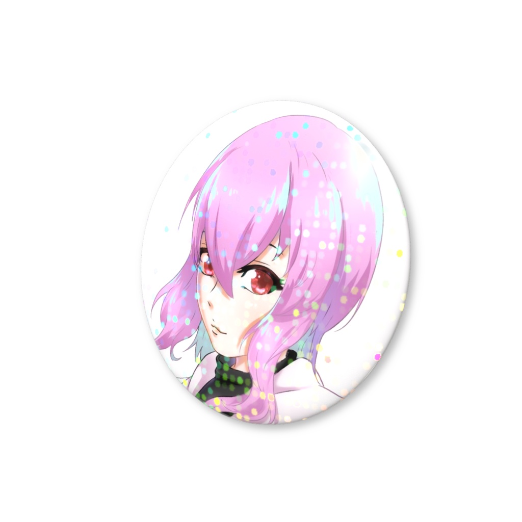 やぶさめ ホログラム缶バッジ