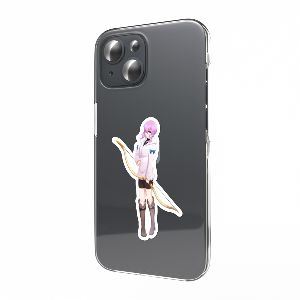 やぶさめ スマホステッカー