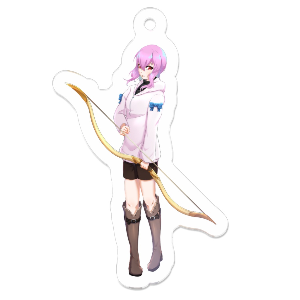 やぶさめ アクリルキーホルダー