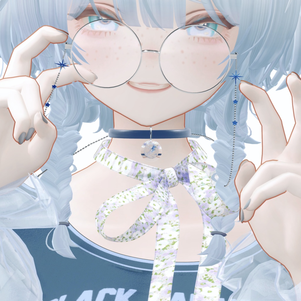 【VRChat想定】Meduna charm -クラゲのチョーカー-