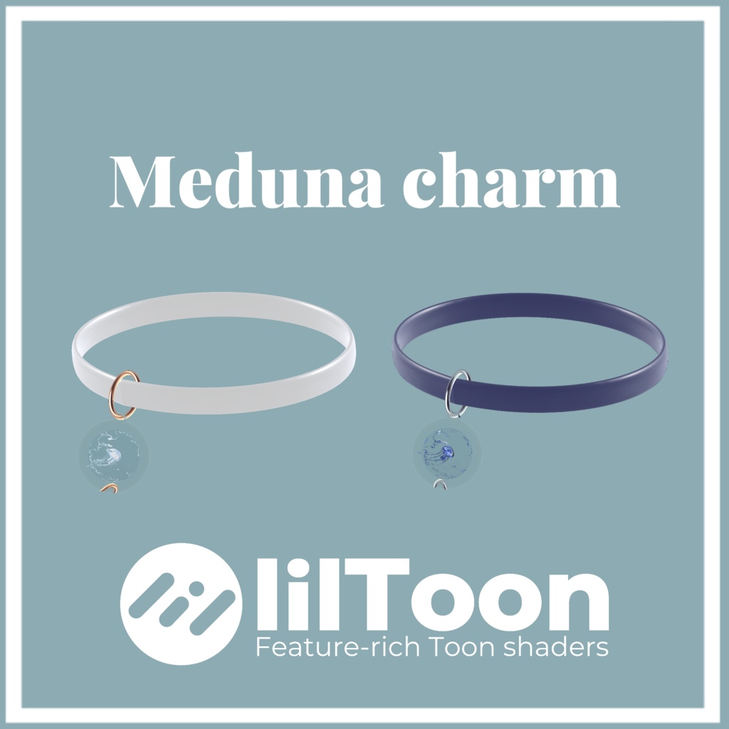 【VRChat想定】Meduna charm　-クラゲのチョーカー-