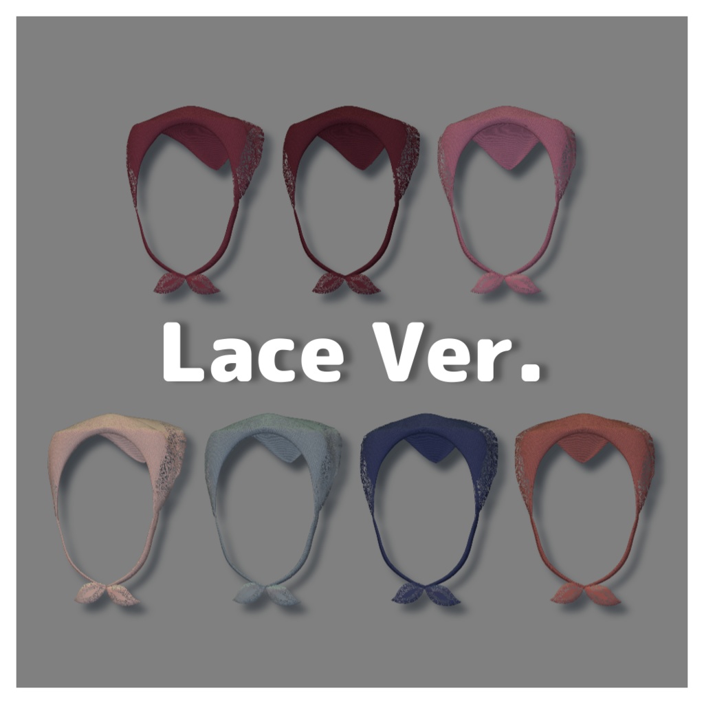 【VRChat対応】Kitty Zukin -こねこのずきん-