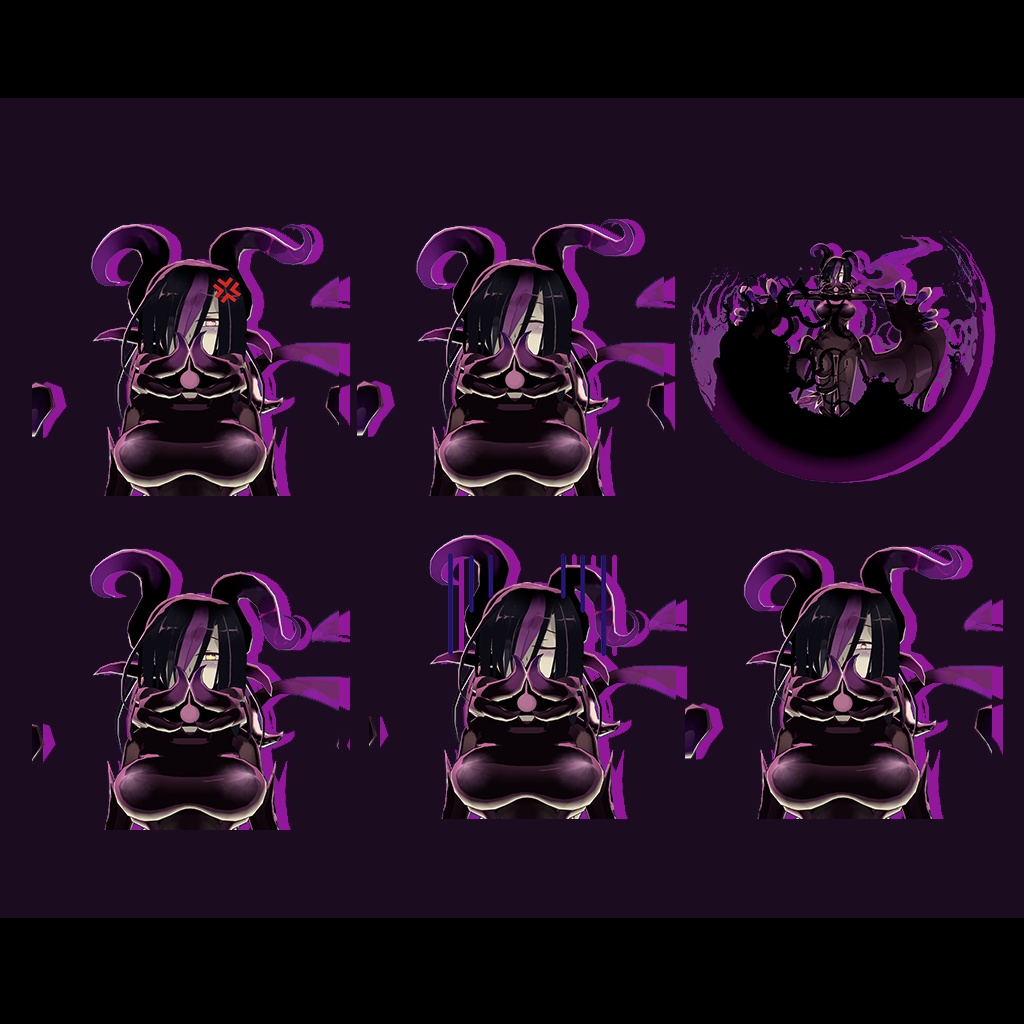 魔物娘図鑑 ナイトゴーント【魔物娘図鑑 公認VRChat用モデル】