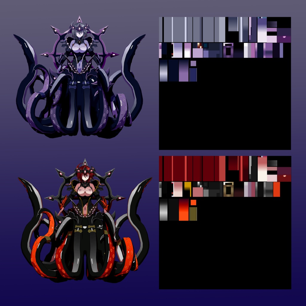 魔物娘図鑑アスラ・ミスラ【公認VRChat用モデル】