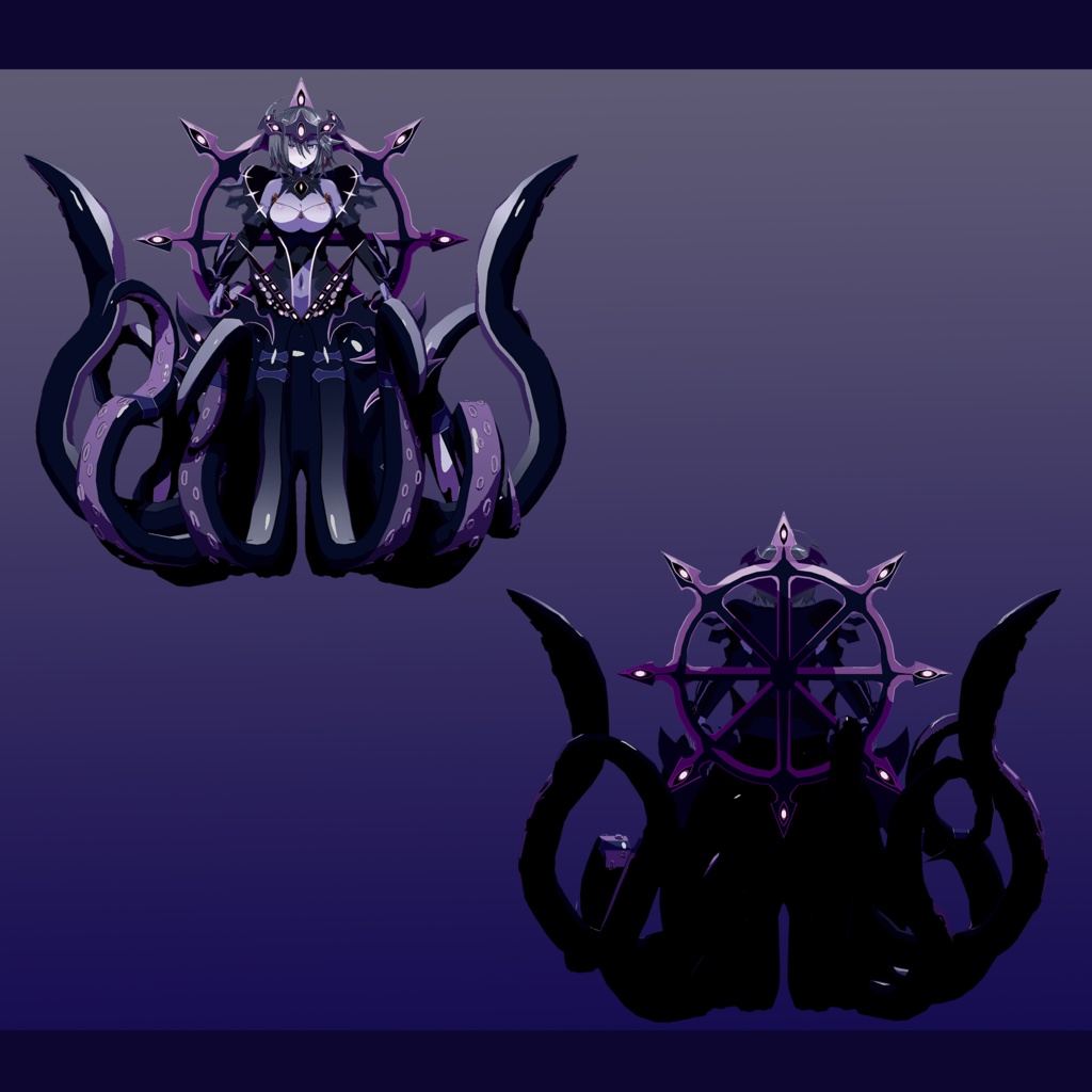 魔物娘図鑑アスラ・ミスラ【公認VRChat用モデル】