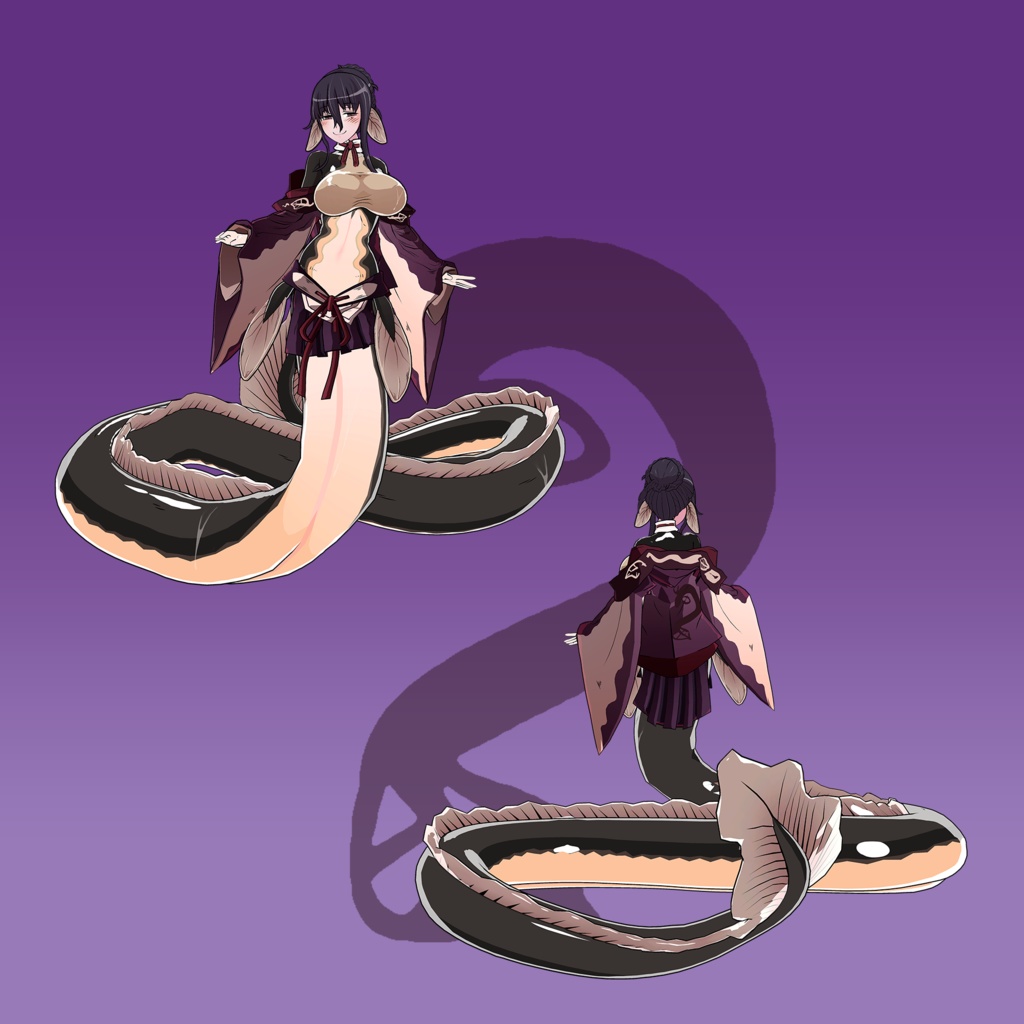 魔物娘図鑑 鰻女郎【公認VRChat用モデル】