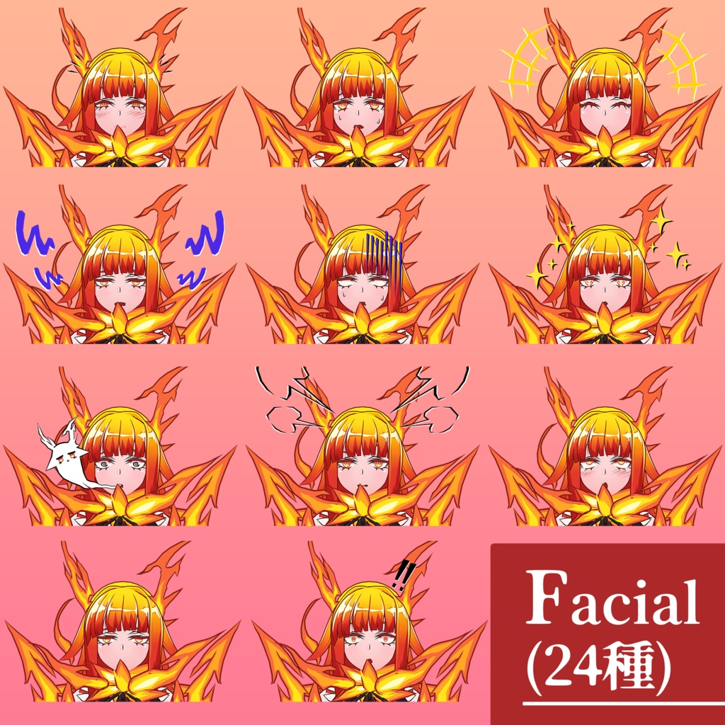 魔物娘図鑑 フェニックス【公認二次創作VRChat用モデル】