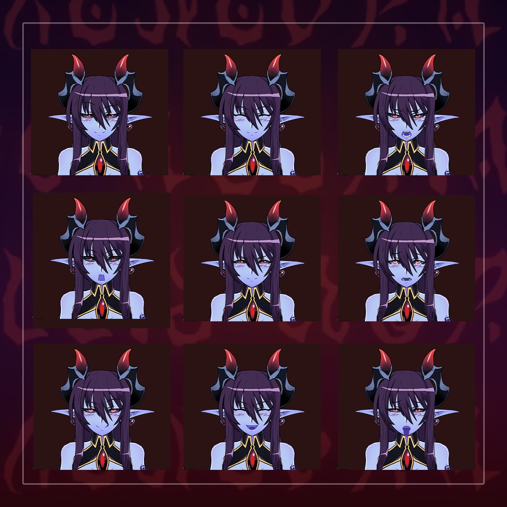 魔物娘図鑑 デーモン【公認二次創作VRChat用モデル】