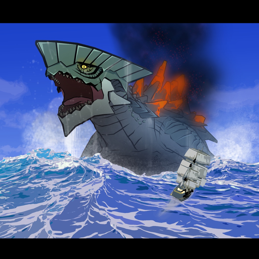 【VRC向け二次創作モデル】島龍ペラグスロクス