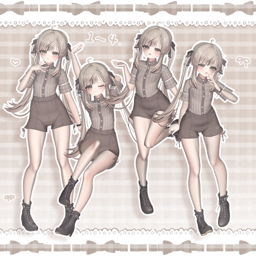 🌟Meoow! pose Set 3 ポーズ 10個🌟