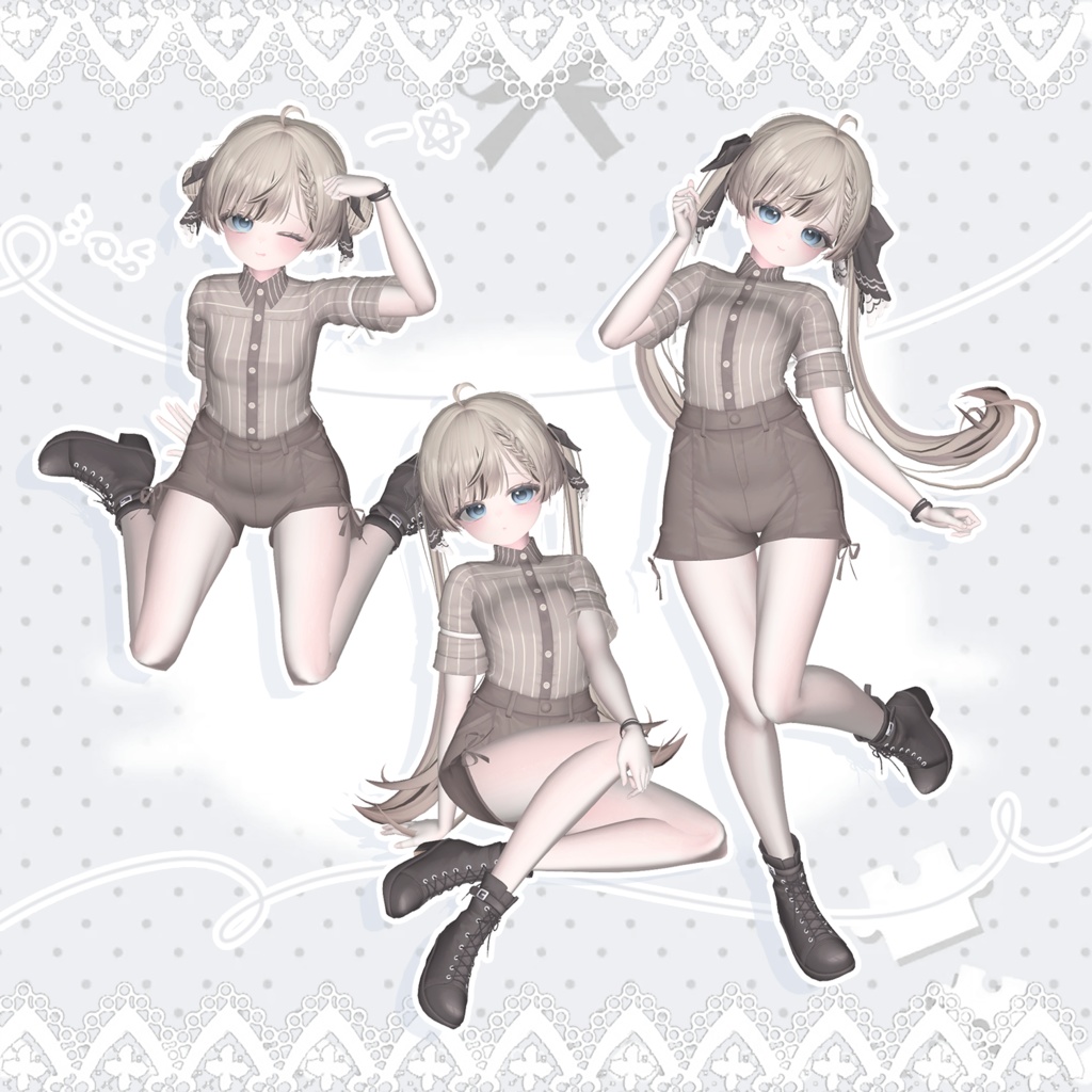 🩵Meoow! pose Set 4 ポーズ 11個🩵