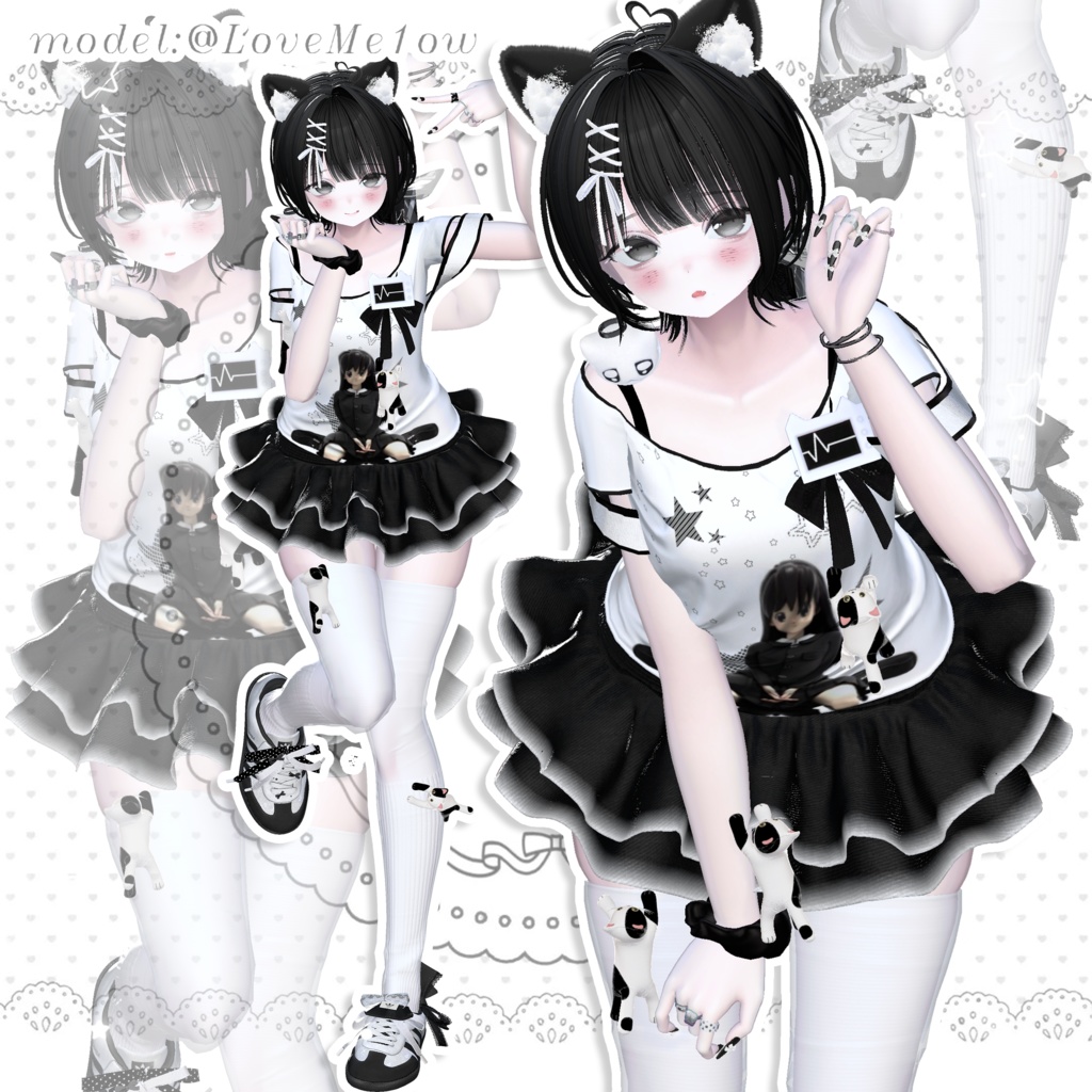 ☁️Meoow! pose Set 5 ポーズ 20個☁️