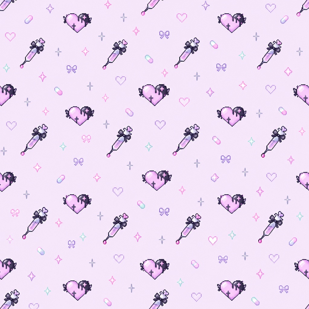 【デジタルペーパー】KAWAII病み系背景詰め合わせセット❤💉|シームレス素材