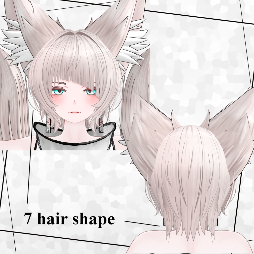 オリジナル3Dモデル「仙猫」