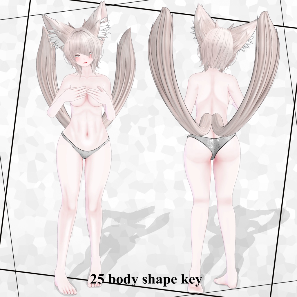 オリジナル3Dモデル「仙猫」