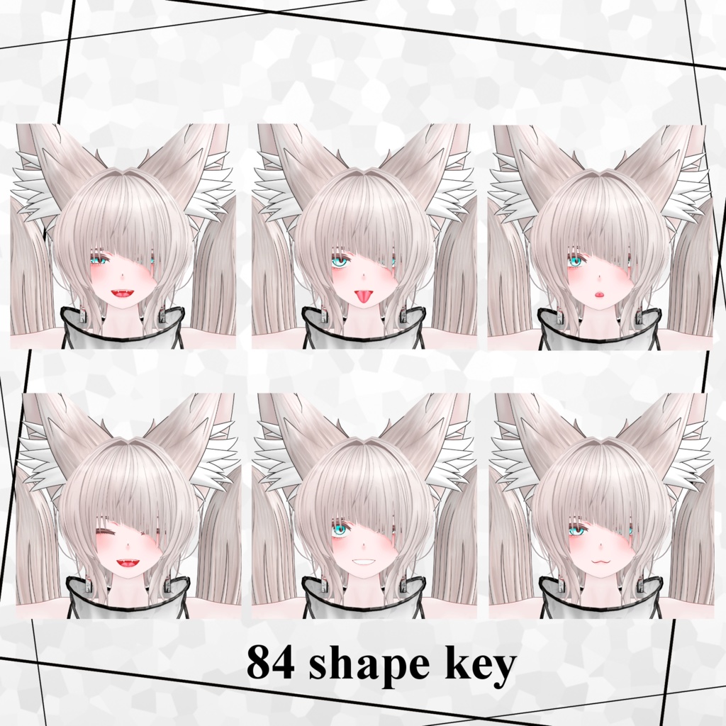 オリジナル3Dモデル「仙猫」