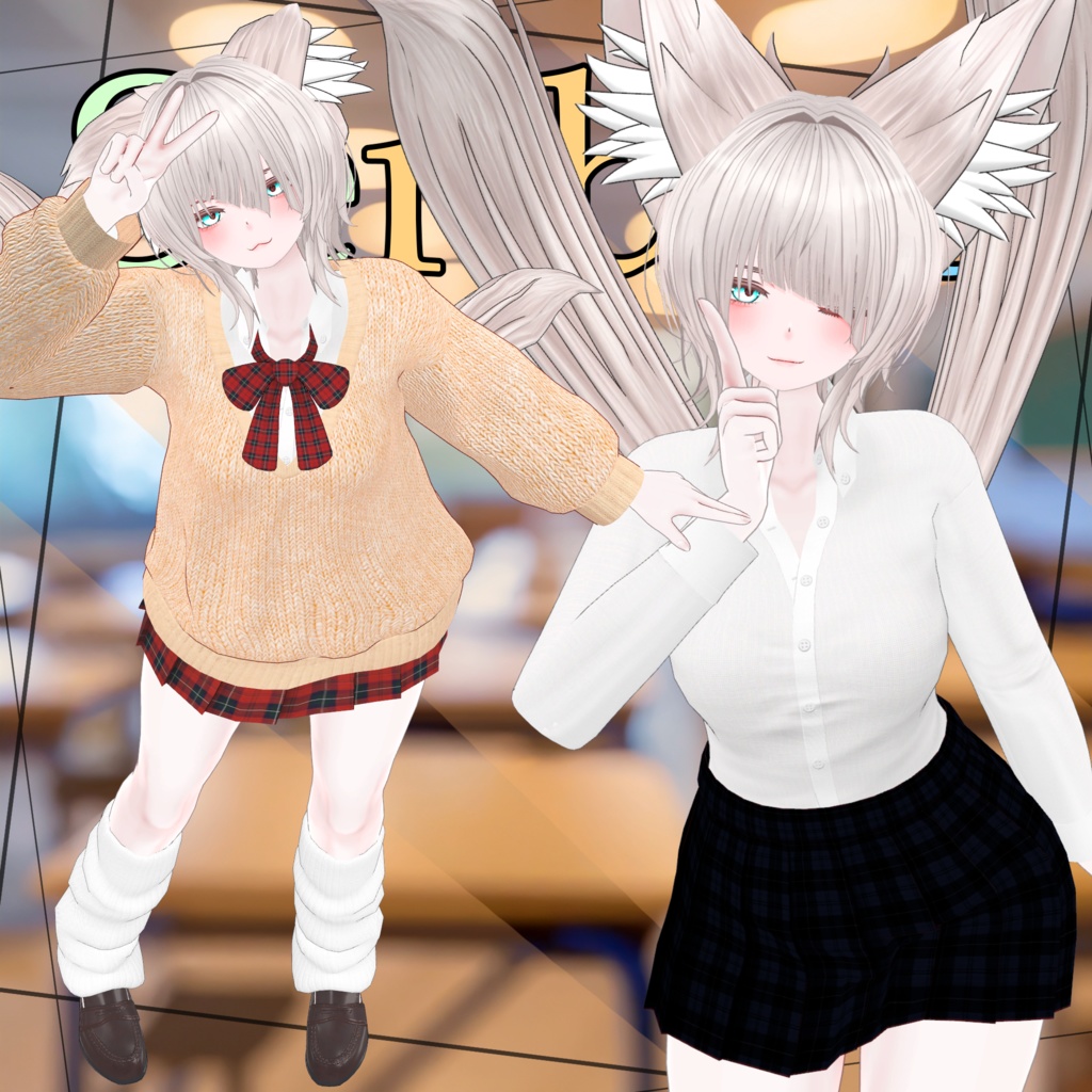 【仙猫、豺狼対応】レトロ制服【MA対応】