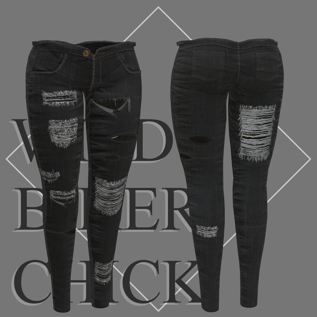 【仙猫、豺狼対応】WildBikerChick【MA対応】