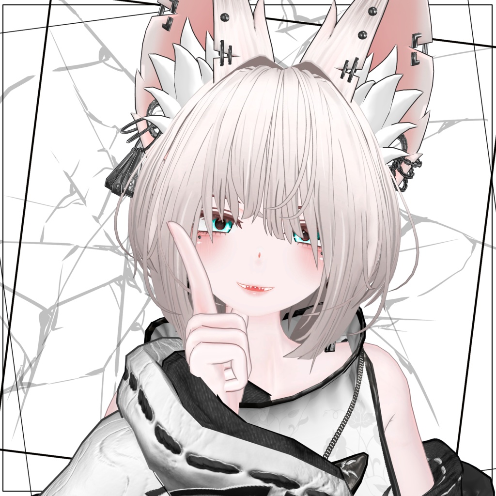 VRC向けオリジナル3Dモデル「豺狼」