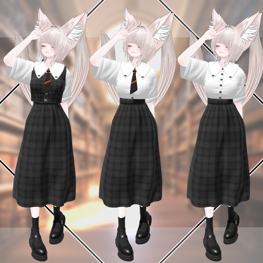 【仙猫、豺狼対応】NaturalLongSkirt【MA対応】