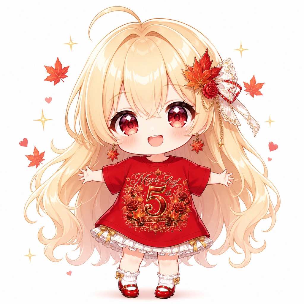 アニバーサリーTシャツ Anniversary Red